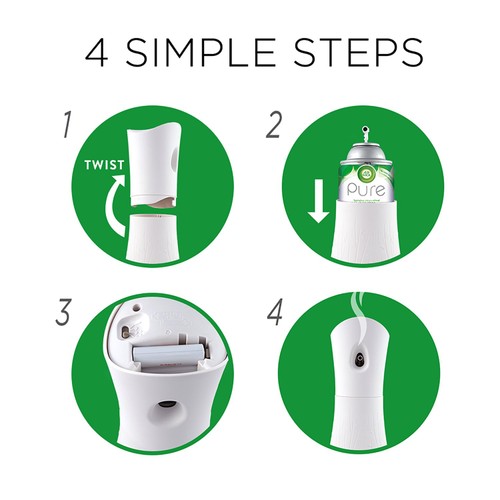 Airwick Pure Spring Delight Freshmatic, Single Refill