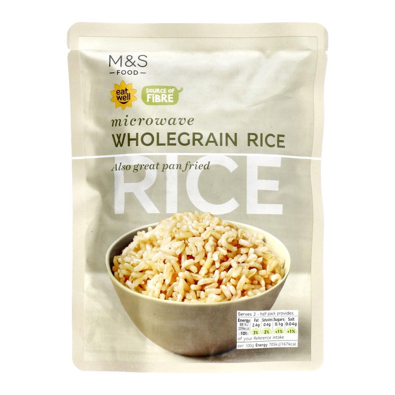 Mds White Rice M&S Microwave Wholegrain Rice - Ocado