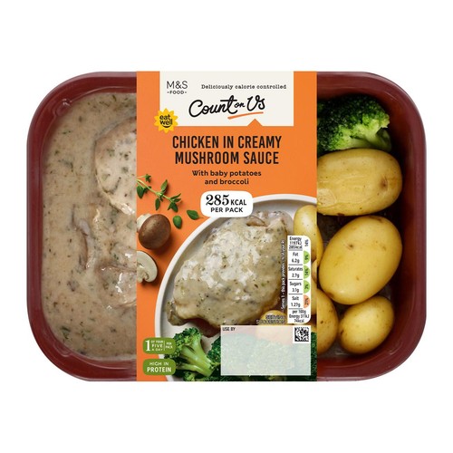 M&S Count On Us Chicken in Creamy Mushroom Sauce