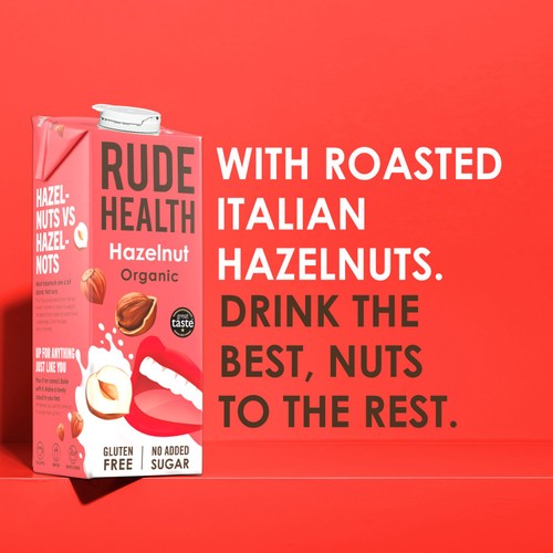 Rude Health Organic Hazelnut Drink Longlife