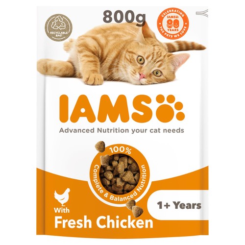 IAMS Advanced Nutrition Adult Cat Food With Fresh Chicken