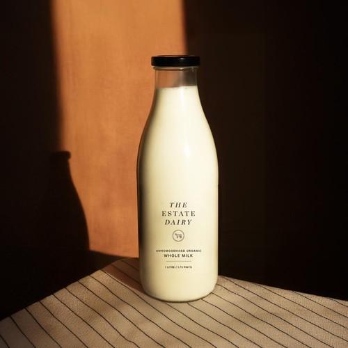 The Estate Dairy Organic Unhomogenised Whole Milk