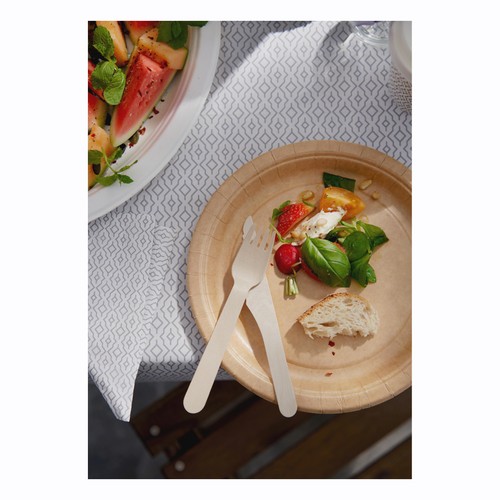 BioPak Wooden Cutlery For 6 People