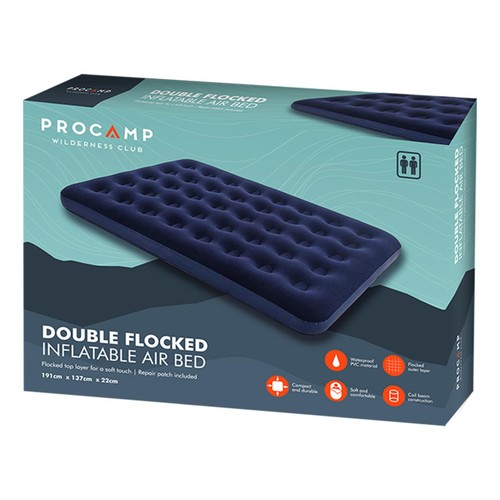 Double Flocked Air Bed