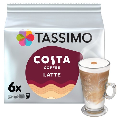 Tassimo Costa Latte Coffee Pods