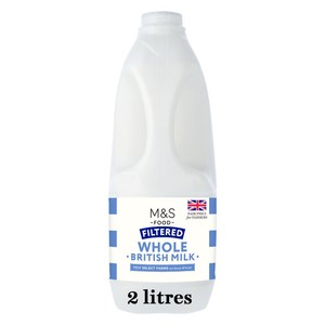 M&S Filtered Whole British Milk