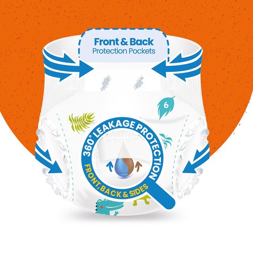 Ocado Kiddo Ultra-Dry Nappies Size 6 (13-18kg)