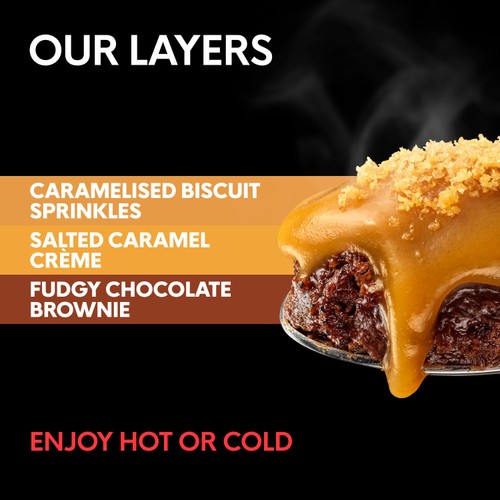Gu Chocolate & Salted Caramel Brownie Dessert