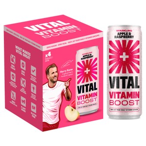 VITAL Drinks Sparkling Apple & Raspberry Vitamin Water