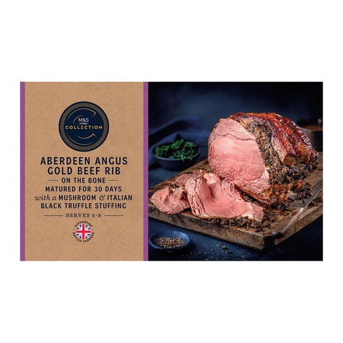 M&S Aberdeen Angus Gold Beef Rib