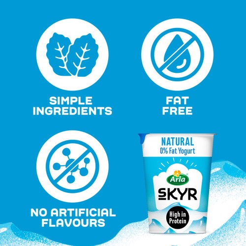 Arla Skyr Natural Icelandic Style Yogurt