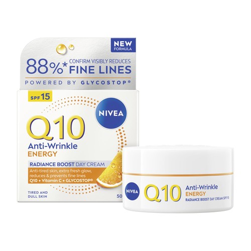 NIVEA Q10 Energy Anti-Wrinkle Day Face Cream SPF 15 