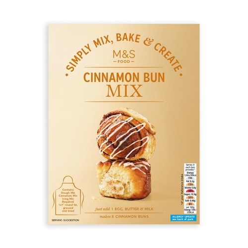 M&S Simply Bake Cinnamon Bun Kit