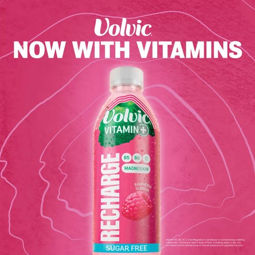 Volvic Vitamin Raspberry Recharge Vitamin Flavoured Water
