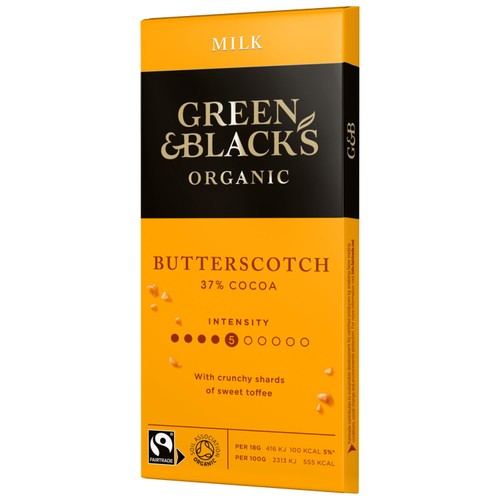 Green & Black's Organic Butterscotch Milk Chocolate Bar