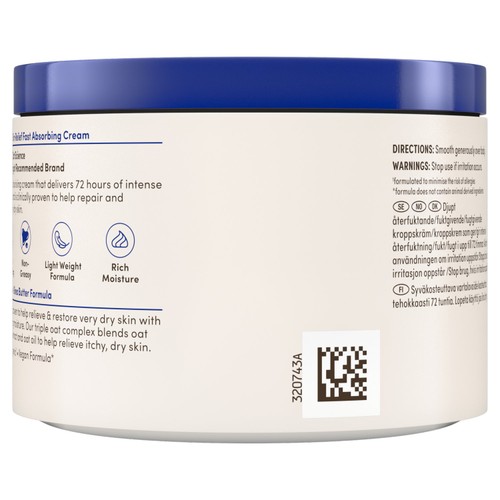 Aveeno Skin Relief Fast Absorbing Cream with Triple Oat Complex
