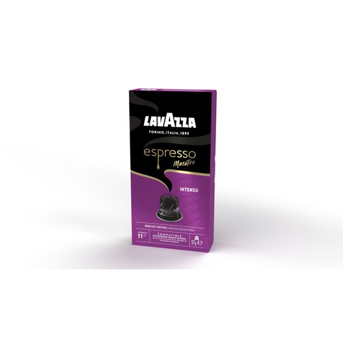 Lavazza Espresso Intenso Aluminium Nespresso Compatible Capsules