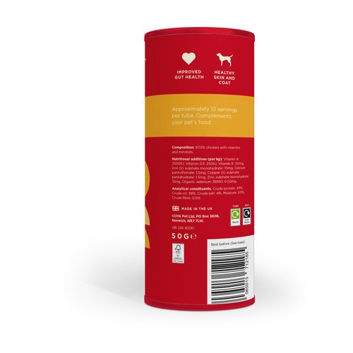 COYA Freeze-Dried Raw Adult Dog Food Topper Chicken