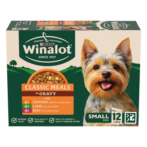 Winalot Meaty Chunks Small Dog Mixed in Gravy Wet Dog Food 