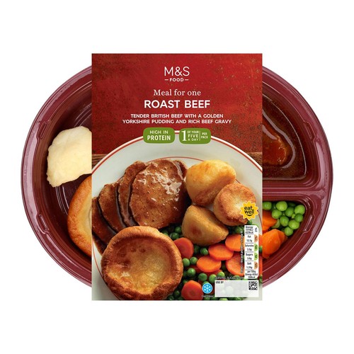 M&S Roast Beef Dinner with Yorkshire Pudding