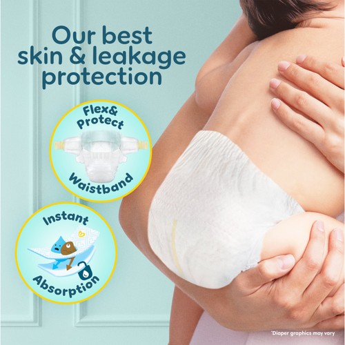 Pampers New Baby Nappies, Size 3 (6-10kg) Jumbo+ Pack