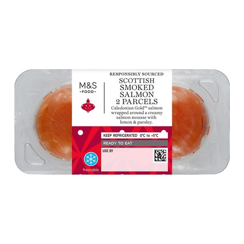 M&S Smoked Salmon Parcels