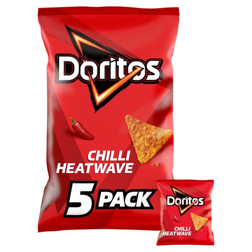 Doritos Chilli Heatwave Tortilla Chips Multipack Crisps