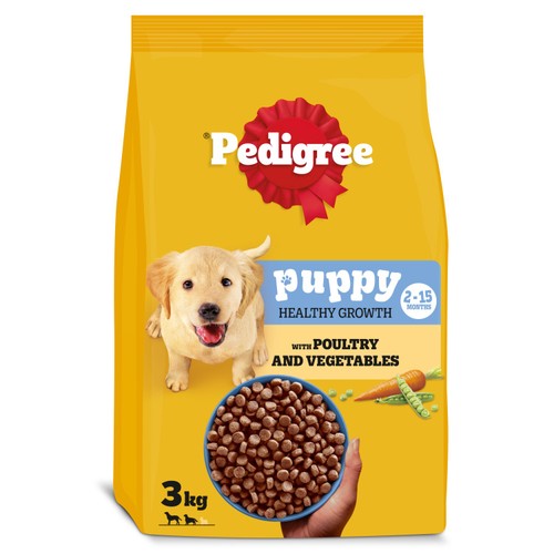 Pedigree Complete Junior Puppy Dry Dog Food Poultry & Vegetables