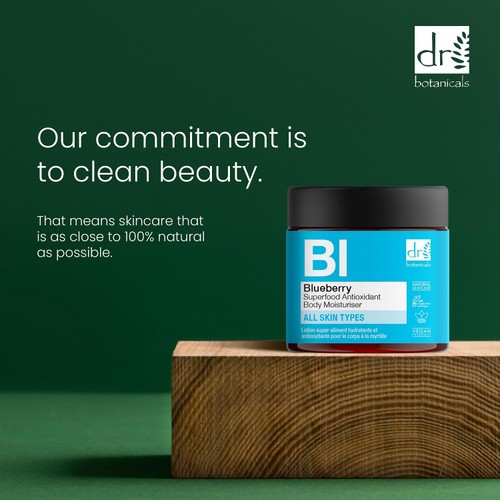 Dr Botanicals Apothecary Blueberry Superfood Antioxidant Body Moisturiser