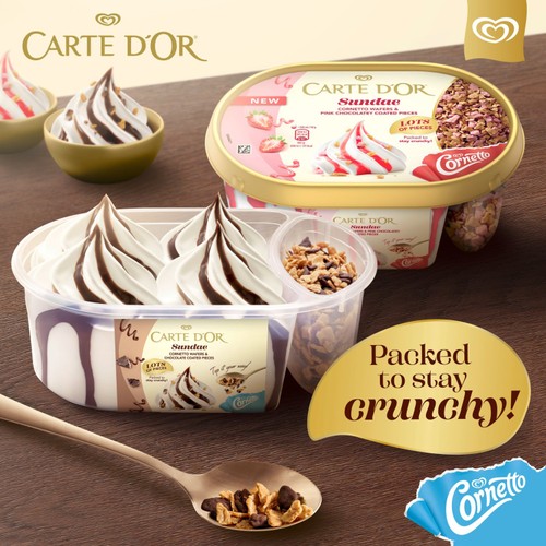 Carte D'or Sundae Chocolate Ice Cream Tub