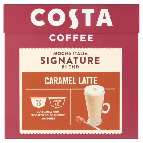 Costa Coffee Nescafe Dolce Gusto Compatible Caramel Latte