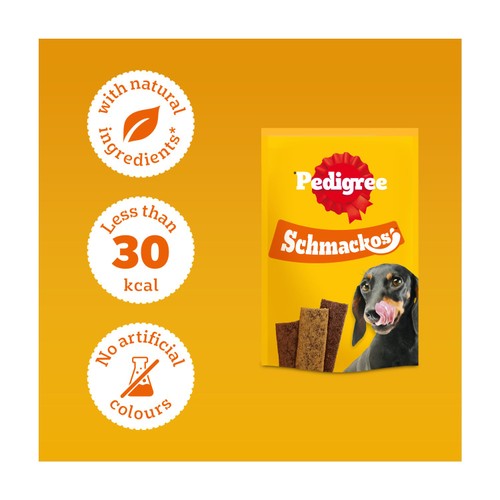Pedigree Schmackos Adult Dog Treats Poultry Mix 