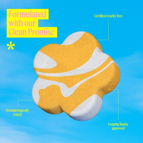 DAISE Soft Serve Bath Bomb in Vanilla Swirl