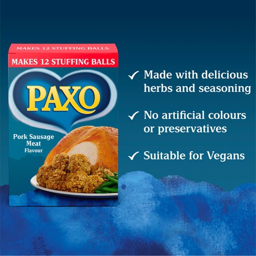 Paxo Pork Sausage Meat Flavour Stuffing