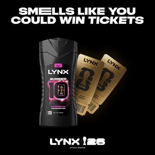 Lynx SG Number 10 FIFA Shower Gel