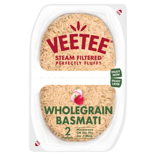 Veetee Heat & Eat Wholegrain Basmati Rice Pots