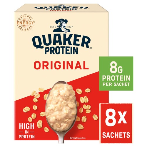 Quaker Oats High Protein Original Porridge Sachets