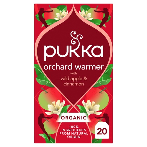 Pukka Wild Apple & Cinnamon with Ginger Teabags