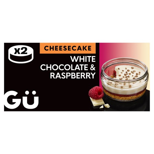 Gu White Chocolate & Raspberry Cheesecake Dessert