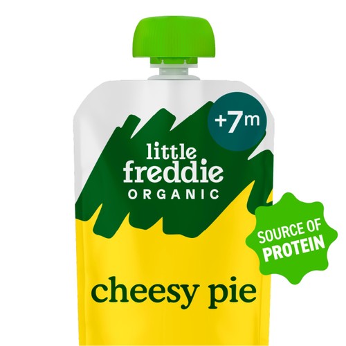 Little Freddie Organic Cheesy Pie with Vegetables Baby Food Pouch 7+ M