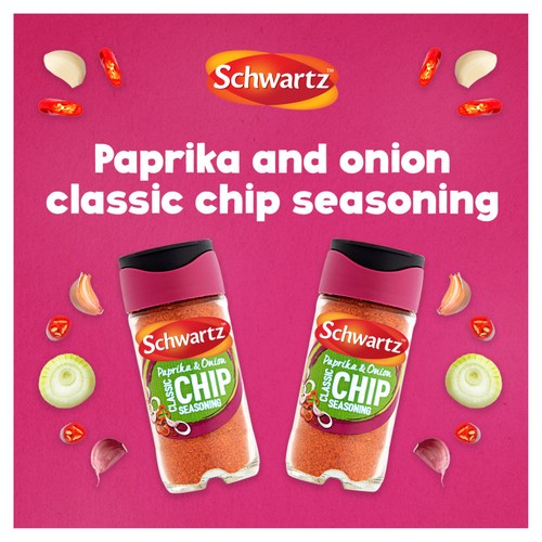 Schwartz Paprika & Onion Classic Chip Seasoning Jar
