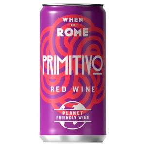 When in Rome Red Wine Primitivo IGT, Can