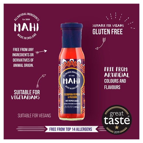 MAHI Scorpion Pepper & Passion Hot Sauce