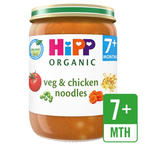 HiPP Organic Veg & Chicken Noodles Baby Food 7+ months