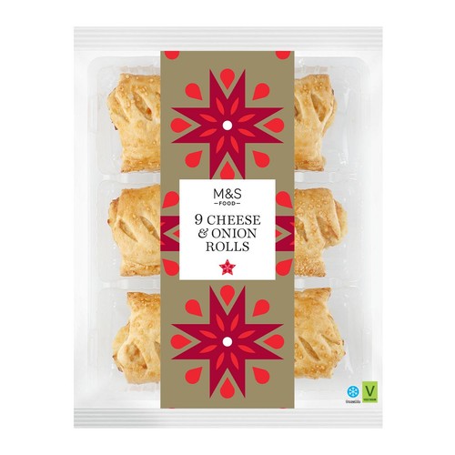 M&S 9 Cheese & Onion Rolls