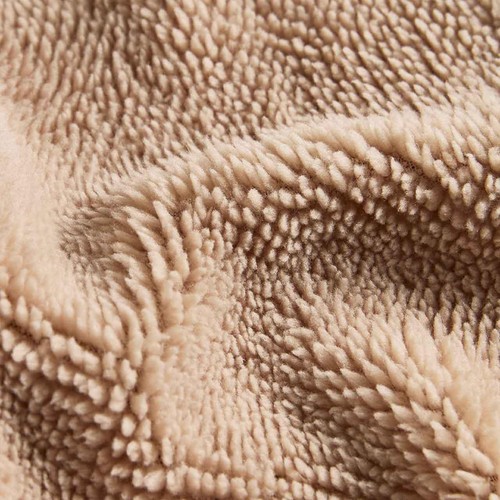M&S Teddy Fleece Bedding Set King Size, Biscuit