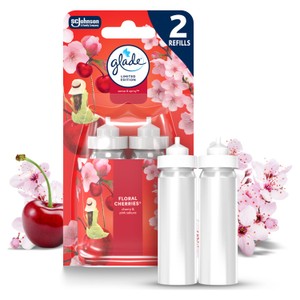 Glade Sense & Spray Air Freshener Twin Refill Floral Cherries 2 x 18ml