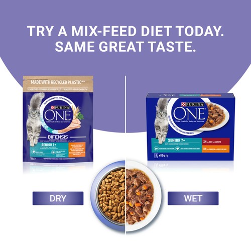 Purina One Senior 7+ Chicken Dry Cat Food