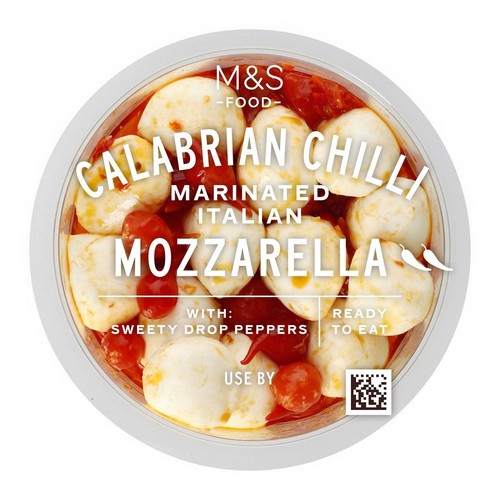 M&S Calabrian Chilli Marinated Italian Mozzarella