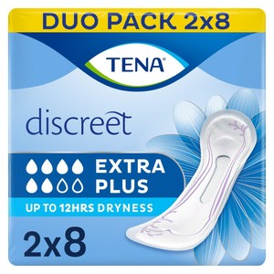 TENA Discreet Extra Plus Incontinence Pads x 8